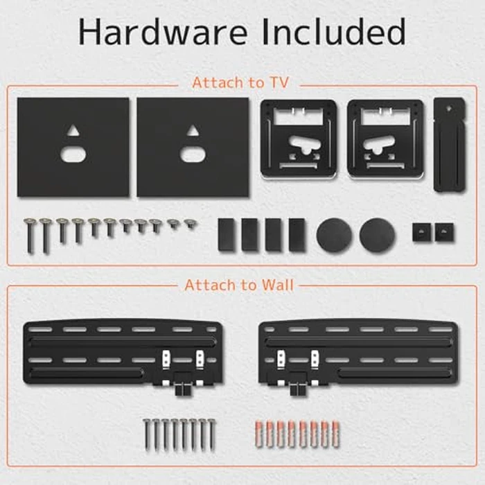 Ultra Slim TV Mount Slim Fit Wall Mount for 43 to 85 inch 2021 Samsung Neo QLED, Q SeriesTVs, Crystal UHD TVs, The Frame TV (excluding Q80A, AU7000), Hold up to 132 lbs, Max VESA 1200x800 by PUTORSEN - Image 7