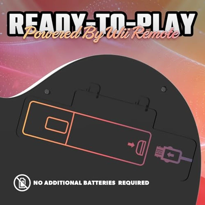 Hyperkin - Hyper Strummer - Wireless Wii Guitar Controller with Strap - Compatible with Guitar Hero and Rock Band Games (EXCLUDING: Rock Band 1) by Hyperkin - Image 3