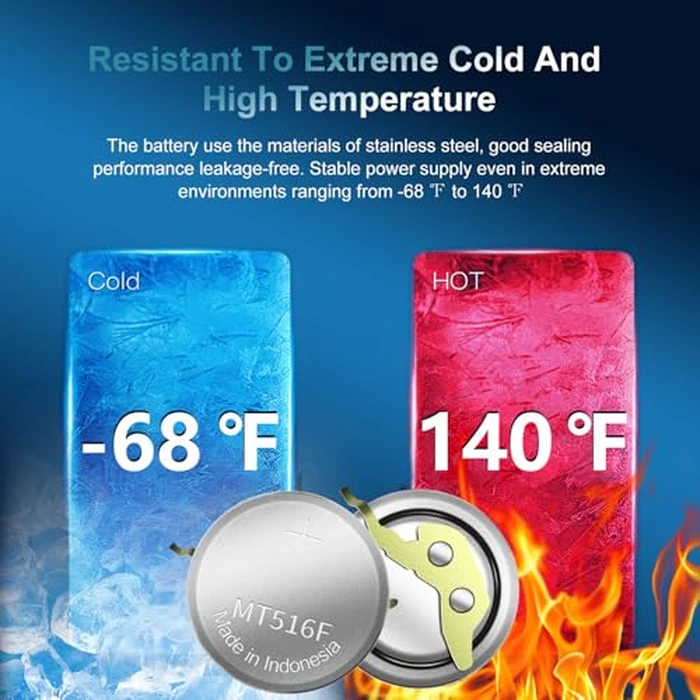 ASDAWN 295-7600 Battery for Citizen Eco Drive Watch Sealed Capacitor 295-76/295-7600 A930 A980 B020 B023 B030 B031 B033 B035 B080 F780, for Panasonic MT516F MT516 Watch Battery Replacement by ASDAWN - Image 7