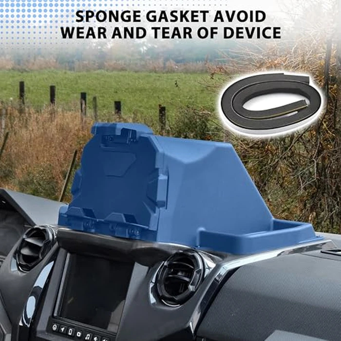 SLORIMOD Tablet Holder for Polaris Ranger XD 1500 Northstar Ultimate 2024-2025 Accessories, Adjustable Electronic Device Mount Navigator Bracket Mount Phone Holder with Storage Box by SLORIMOD - Image 5