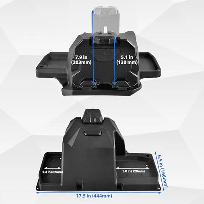 SLORIMOD Tablet Holder for Polaris Ranger XD 1500 Northstar Ultimate 2024-2025 Accessories, Adjustable Electronic Device Mount Navigator Bracket Mount Phone Holder with Storage Box by SLORIMOD - Image 7