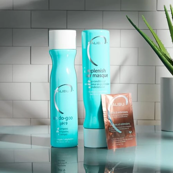 Malibu C Un-Do-Goo Clarifying Shampoo - Removes Product Build Up and Resins from Hair - Shine Restoring, Sulfate-Free Cleanser (9 oz) by Malibu C - Image 6