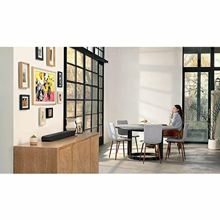 SAMSUNG HW-S50B/ZA 3.0ch All-in-One Soundbar w/Dolby 5.1, DTS Virtual:X, Q Symphony, Built in Center Speaker, Adaptive Sound Lite, Bluetooth Multi Connection, 2022 Black by Samsung - Image 2