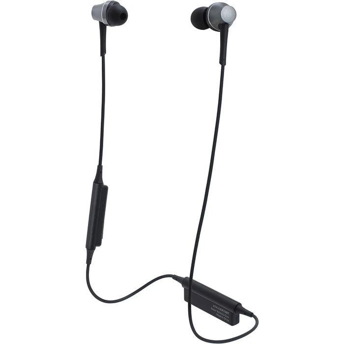 Audio Technica Sound Reality Wireless In-Ear Headphones (ATH-CKR75BT) - Gun Metal by Audio Technica - Image 1