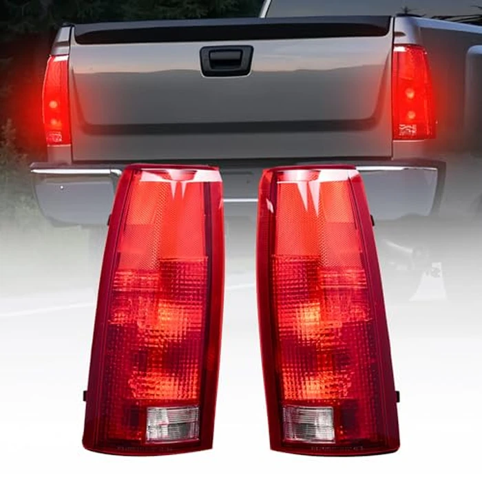 VEVOR Tail Light Assembly Compatible with 1988-1999 Chevy/GMC C/K 1500 2500 3500, 1992-1999 Chevy/GMC Suburban 1500/2500, 2PCS Left & Right Side Taillight Rear Brake Lamps with Halogen Bulbs by VEVOR - Image 1