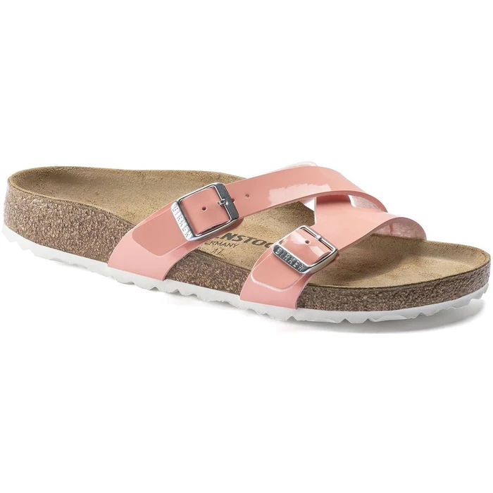 Birkenstock Yao Balance Birko-Flor Regular Fit Sandals - 6 - Coral Peach by Birkenstock - Image 1