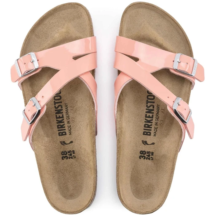 Birkenstock Yao Balance Birko-Flor Regular Fit Sandals - 6 - Coral Peach by Birkenstock - Image 2