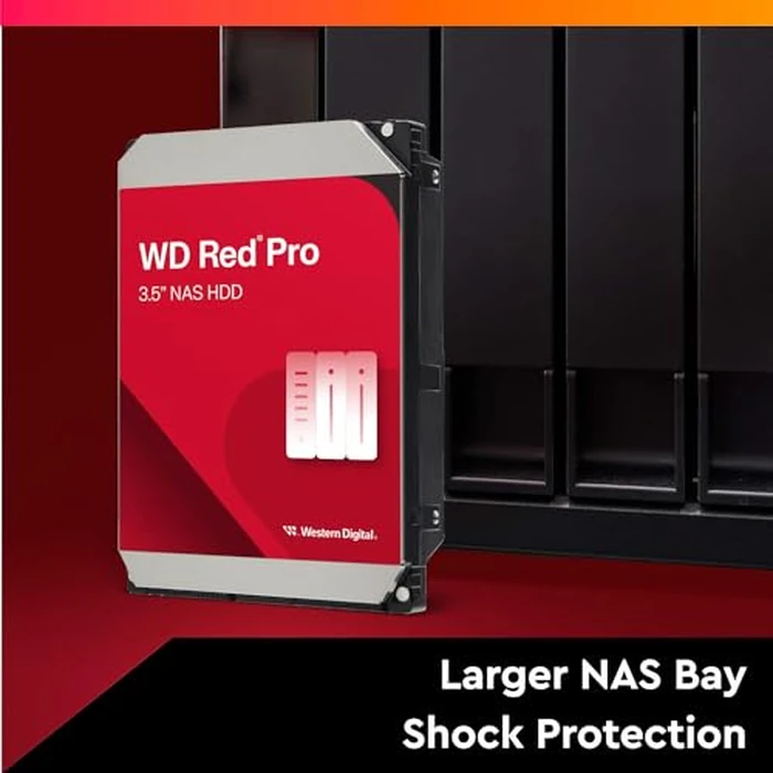 Western Digital 2TB WD Red Pro NAS Internal Hard Drive HDD - 7200 RPM, SATA 6 Gb/s, CMR, 64 MB Cache, 3.5" - WD2002FFSX by WD - Image 3