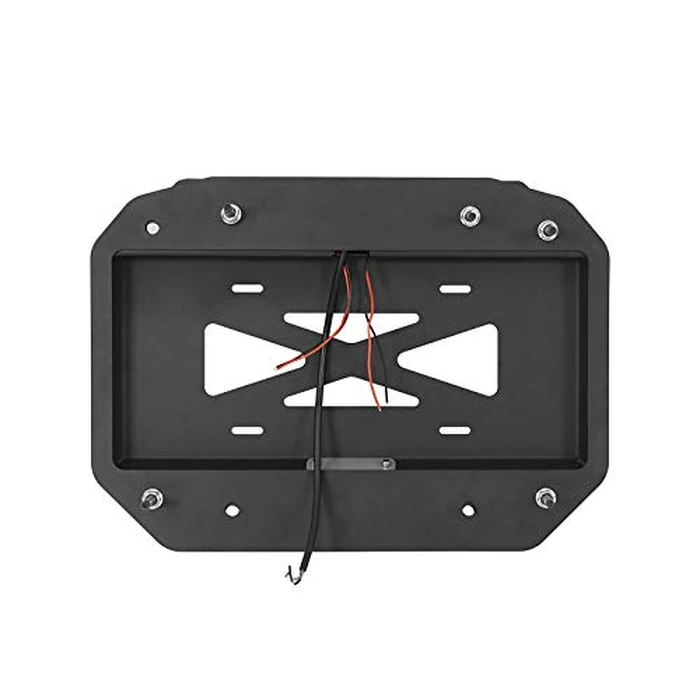 u-Box JL Wrangler Spare Tire Delete License Plate Relocation Kit w/Hole for Factory Back-up Camera & Plate Illuminate Light & Third Brake Light Compatible with Jeep Wrangler JL 2018-2025 by u-Box - Image 9