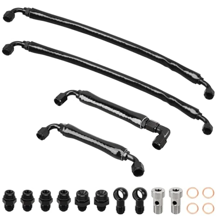 Boeeda Turbocharger Coolant Line Upgrade Kit Compatible with Ford F-150 3.5L 2011-2016, Expedition 2015-2017, Transit 2013-2024, for Lincoln Navigator 2015-2017 3.5L，aftermarket part by Boeeda - Image 1