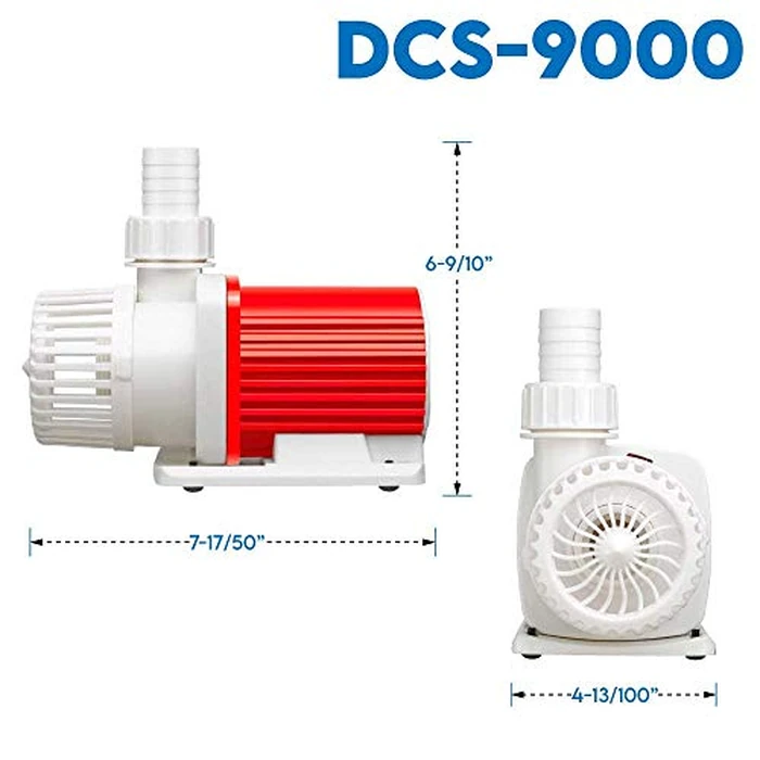 Aqua Dream 2380 GPH Submersible Pump(9000L/H,70W) ECO Amphibious Internal External Fountain Aquarium Sump with Digital Controller Water Pump for Pond,Fish Tank,Fountain,Hydroponics,Statuary - 1Pc by Aqua Dream - Image 5