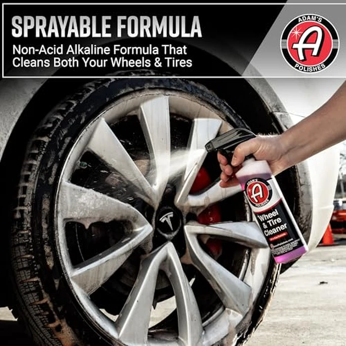 Adam's Polishes Wheel & Tire Cleaner Gallon - Professional All in One Tire & Wheel Car Wash Wheel Well Cleaning Spray for Car Detailing | Safe On Most Rim Finishes by Adam's Polishes - Image 2