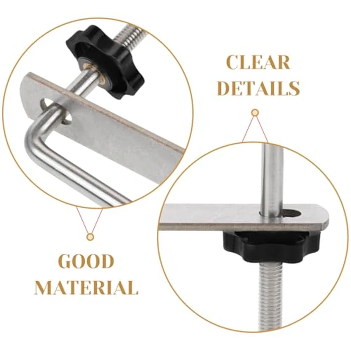 OUNONA Car Roof Crossbar Clips U-Shaped Universal Clamp Cargo Carrier Mounting Brackets Easy Install Durable Clamp for Roof Rack Cargo Management by OUNONA - Image 6