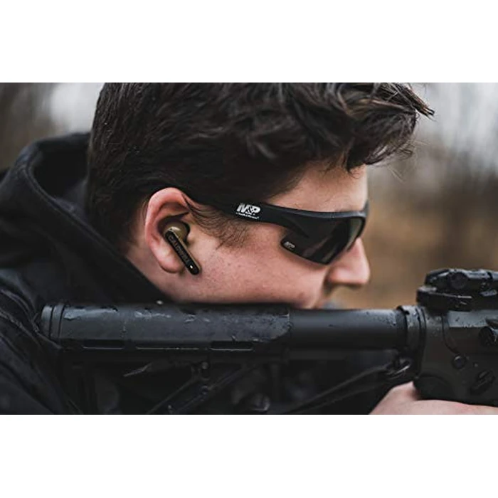 Caldwell E-Max Shadows FDE 23 Decibels NRR - Electronic Hearing Protection with Bluetooth Connectivity for Shooting, Hunting, and Range by Caldwell - Image 8