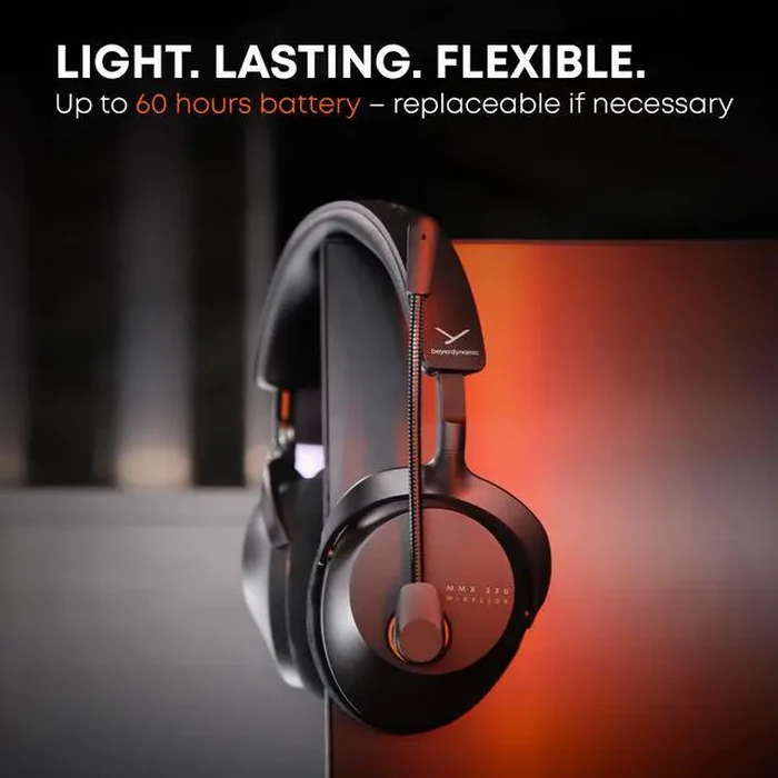 Beyerdynamic MMX 230 Wireless Gaming Headset in Arctic White with Active Noise Cancellation, Low-latency dongle, 60-hour battery life with replaceable by Beyerdynamic - Image 8