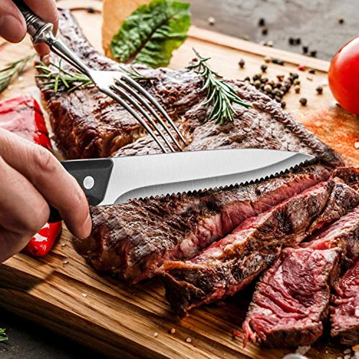 Hiware 72-Piece Silverware Set for 12, Stainless Steel Flatware Cutlery Set For Home Kitchen Restaurant Hotel, Mirror Polished, Dishwasher Safe by HIWARE - Image 5