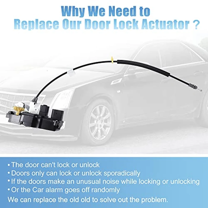 X AUTOHAUX Front Left Side Door Lock Actuator Motor for Cadillac CTS Base Luxury Performance Premium V Vsport Vsport Premium 2008-2014 23190383 22791011 by X AUTOHAUX - Image 3