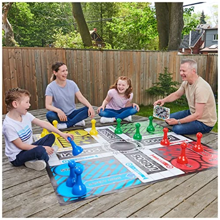 Giant Sorry Classic Family Board Game Indoor Outdoor Retro Party Activity Summer Toy with Oversized Gameboard, for Adults and Kids Ages 6 and up by Spin Master Games - Image 8
