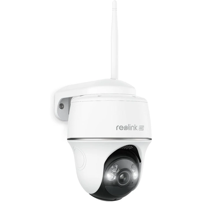 Reolink Argus PT Ultra Solar 4K WiFi Battery Security Wireless Camera Spotlight - White by Reolink - Image 1