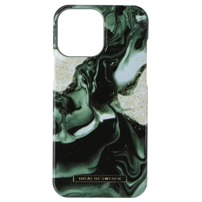 iDeal of Sweden Printed Phone Case for iPhone 13 Pro Max - Golden Olive Marble by iDeal of Sweden - Image 3
