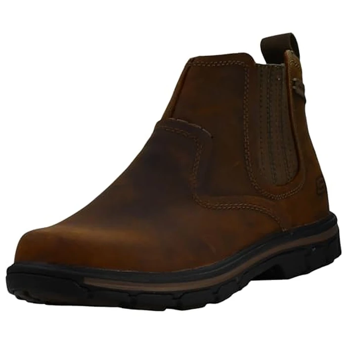 Skechers Men's Relaxed Fit Segment - Dorton Boot, Dark Brown, 9.5 by Skechers - Image 1