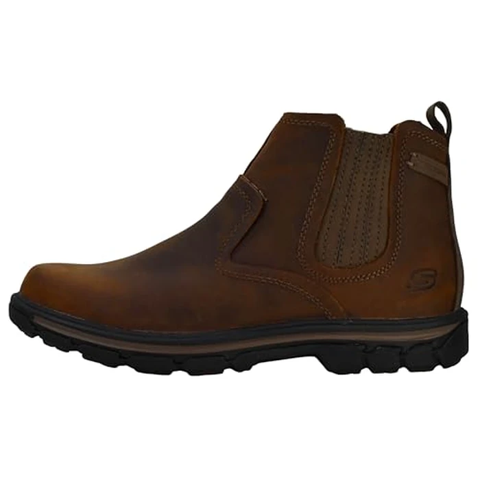 Skechers Men's Relaxed Fit Segment - Dorton Boot, Dark Brown, 9.5 by Skechers - Image 5