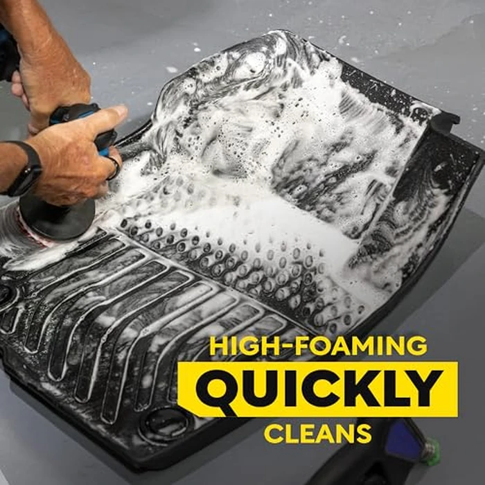 Meguiar’s Quik Solutions All-Weather Floor Mat Kit,All Weather Floor Mat Cleaner and Car Mat Protectant that Deep Cleans & Restores a Like-New Non-Slick Finish,Includes Drill Attachment, Kit by Meguiar's - Image 6