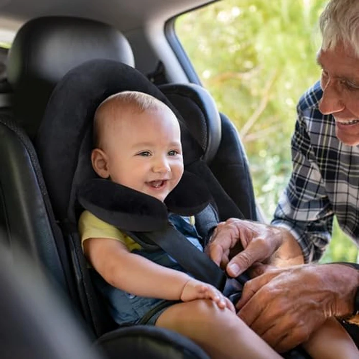 KAKIBLIN Upgraded 3 in 1 Infant Car Seat Insert, Baby Car Seat Cushion Pad,Reversible Baby Head & Body Support for Newborn and Toddler 0-12 Month, Perfect for CarSeat,Strollers,Swings by KAKIBLIN - Image 2
