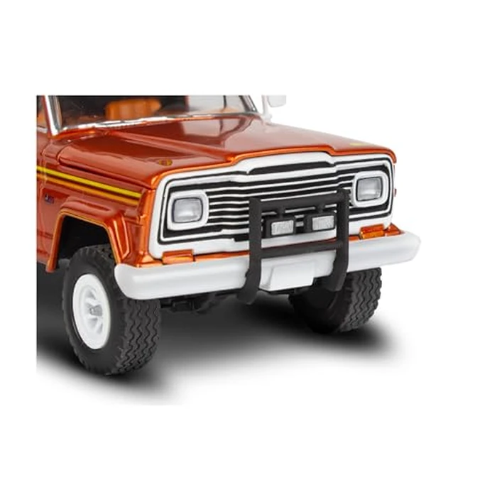 Revell 14568 ‘79 Jeep J-10 Pickup with Camper Top 1:25 Scale 124-Piece Skill Level 4 Model Building Kit by Revell - Image 9