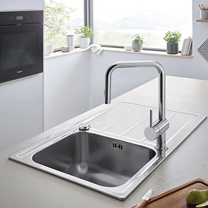 GROHE 32319003 Minta Pull-Down U Kitchen Faucet Chrome by GROHE - Image 2