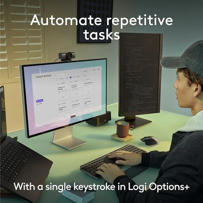 Logitech MX Keys S for Mac, Wireless Keyboard, Fluid, Precise Laptop-Like Typing, Programmable Keys, Backlit, Bluetooth USB C Rechargeable for MacBook Pro, MacBook Air, iMac, iPad - Space Grey by Logitech - Image 4