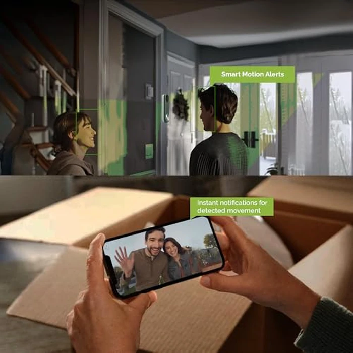 Remo+ RemoBell S WiFi Video Doorbell Camera with HD Video, Motion Sensor, 2-Way Talk, and Alexa Enabled (No Monthly Fees) (Free Cloud Storage) by Remo+ - Image 4
