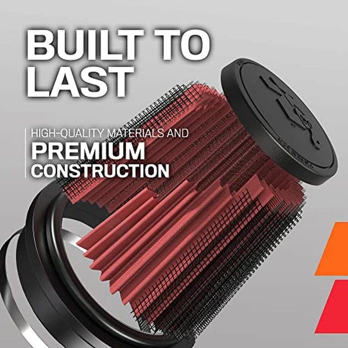 K&N Universal Clamp-On Air Intake Filter: High Performance, Premium Washable, Replacement Filter: Flange Diameter: 3.125 In, Filter Height: 9 In, Flange Length: 0.625 In, Shape: Oval Straight, RF-1012 by K&N - Image 5