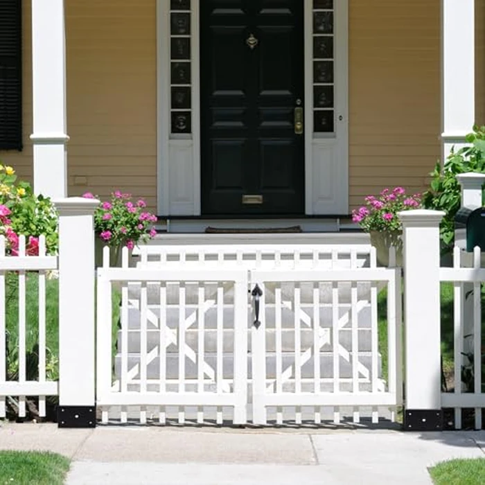 XYADX Concrete Fence Post Holder 6x6 inches 4 Pack, U Shape Fence Post Base Anchor Pergola Brackets by XYADX - Image 7