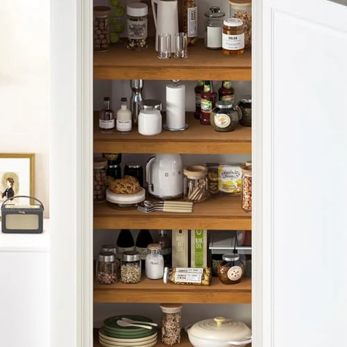 Gashell Wire Shelf Covers, Bamboo Wire Rack Covers for Pantry, Closet (4pcs, 40" W x 12" D) by Gashell - Image 6