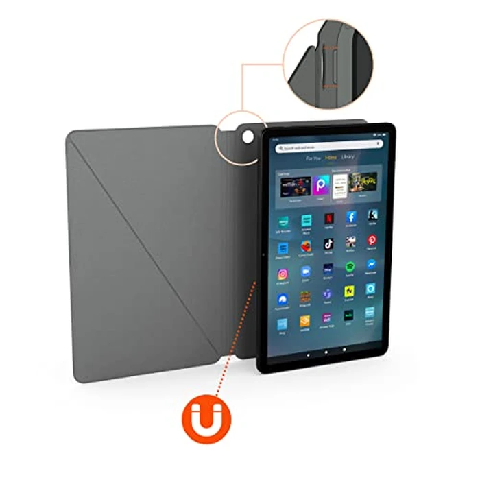 Amazon Fire Max 11 Tablet Magnetic Slim Cover (Only compatible with 13th generation tablet, 2023 release) - Black by Amazon - Image 3