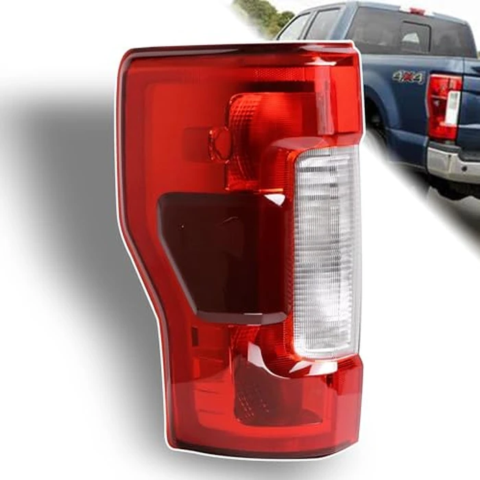 Lochnchn Halogen Tail Light W/Blind Spot Compatible with 2017 2018 2019 Ford F250 F350 Super Duty NON-LED Model Brake Taillight Assembly Left Driver Side Replace KC3Z13405C (Module NOT Included) by Lochnchn - Used - Like New condition - CA$117.25