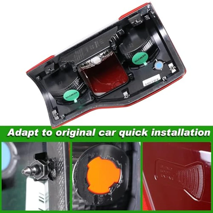 Lochnchn Halogen Tail Light W/Blind Spot Compatible with 2017 2018 2019 Ford F250 F350 Super Duty NON-LED Model Brake Taillight Assembly Left Driver Side Replace KC3Z13405C (Module NOT Included) by Lochnchn - Image 4