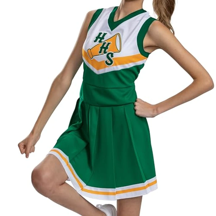 Disguise Chrissy Cheerleader Costume, Official Stranger Things Hawkins Cheerleader Costume for Adults, Womens Size S (4-6) by Disguise - Image 2