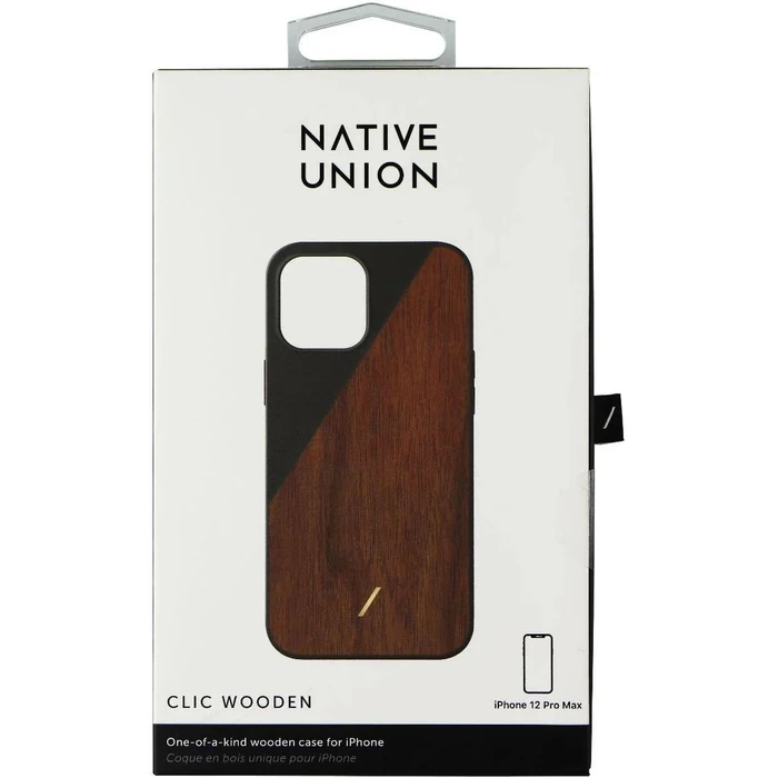 Native Union Clic Wooden Case for iPhone 12 Pro Max - Walnut/Black by Native Union - Image 4