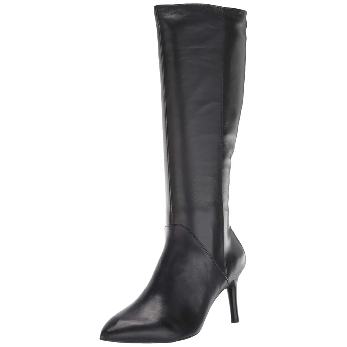 Rockport Women's Tm Ariahnna Tall B Knee High Boot, Black Lthr, 6.5 Wide by Rockport - Used - Very Good condition