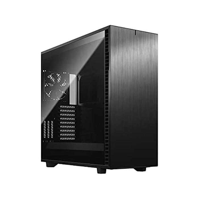 Fractal Design Define 7 XL Black Brushed Aluminum/Steel E-ATX Silent Modular Tempered Glass Window Full Tower Computer Case by Fractal Design - Image 1