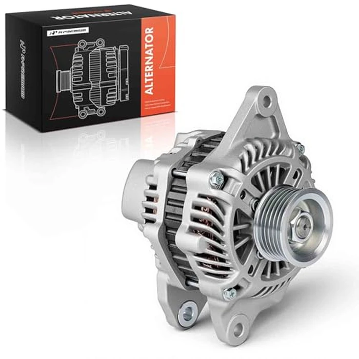A-Premium Alternator Compatible with Mitsubishi Mirage 2014-2015 1.2L, 12V 85A 6-Groove Pulley Clockwise, Replace# 1800A316, A005TG2691 by A-premium - Image 1