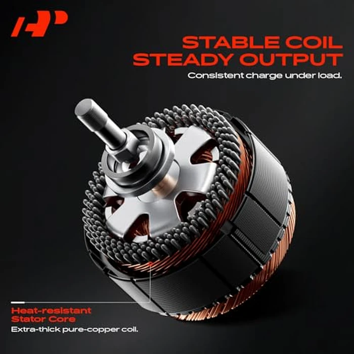A-Premium Alternator Compatible with Mitsubishi Mirage 2014-2015 1.2L, 12V 85A 6-Groove Pulley Clockwise, Replace# 1800A316, A005TG2691 by A-premium - Image 3