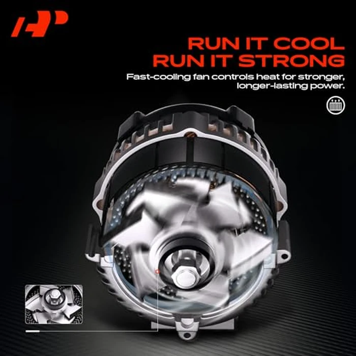 A-Premium Alternator Compatible with Mitsubishi Mirage 2014-2015 1.2L, 12V 85A 6-Groove Pulley Clockwise, Replace# 1800A316, A005TG2691 by A-premium - Image 6