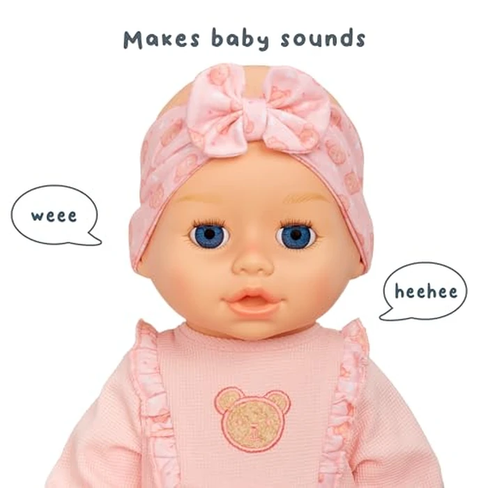 Baby born Learn to Walk Baby Doll Annabell - Blue Eyes: Realistic Features for Kids Ages 3+, Walks, Crawls, Sits & Kicks, Eyes Open & Close, Multiple Sound Effects by Baby born - Image 6