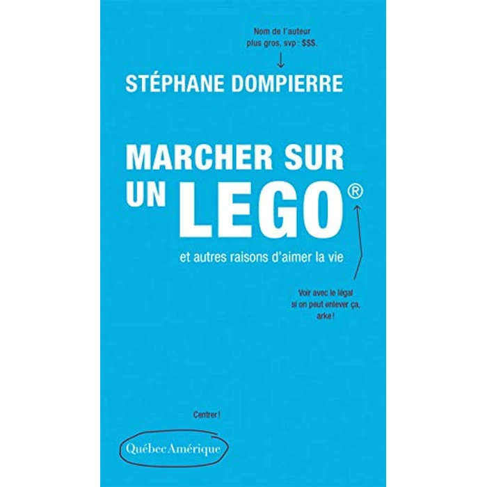 Marcher sur lego autres raisons d'aimer by Québec Amérique - Image 2