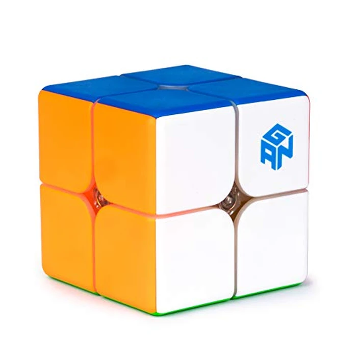 GAN 249 V2, 2x2 Speed Cube Gans Mini Cube Puzzle Toy 2x2x2 Magic Cube 49mm (Stickerless) by GAN - Image 1