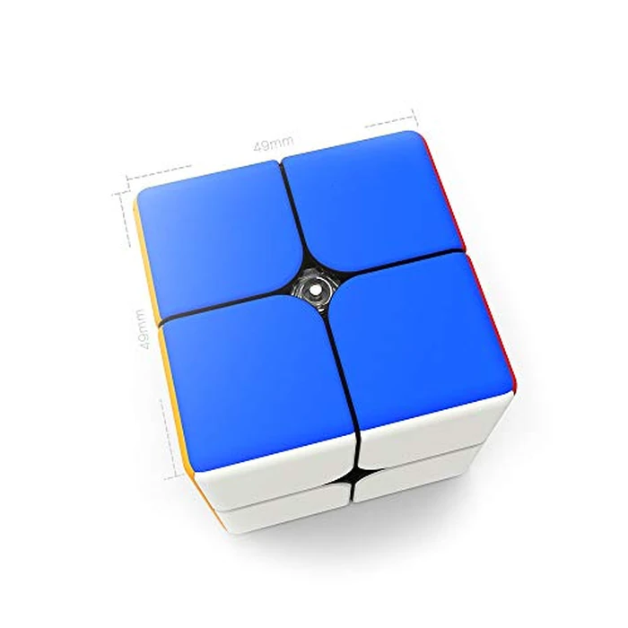 GAN 249 V2, 2x2 Speed Cube Gans Mini Cube Puzzle Toy 2x2x2 Magic Cube 49mm (Stickerless) by GAN - Image 5