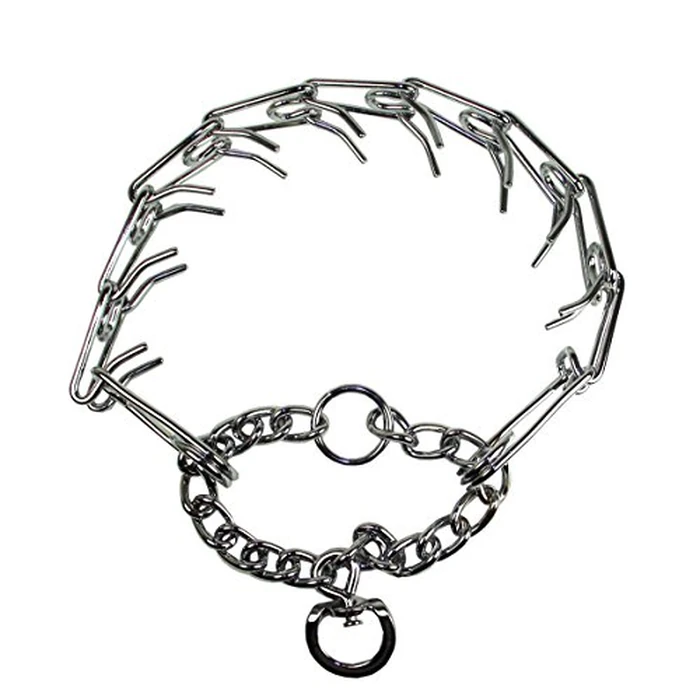 Hamilton Chrome Prong Training Dog Collar, 3.8mm by Hamilton - Used - Very Good condition